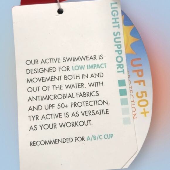 TYR Womens XS Blue 2 IN 1 Tankini Swim Top - Picture 7 of 7